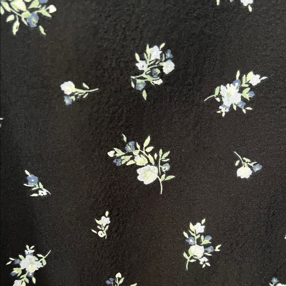 H&M Black Floral Long Sleeve Dress - Picture 5 of 5